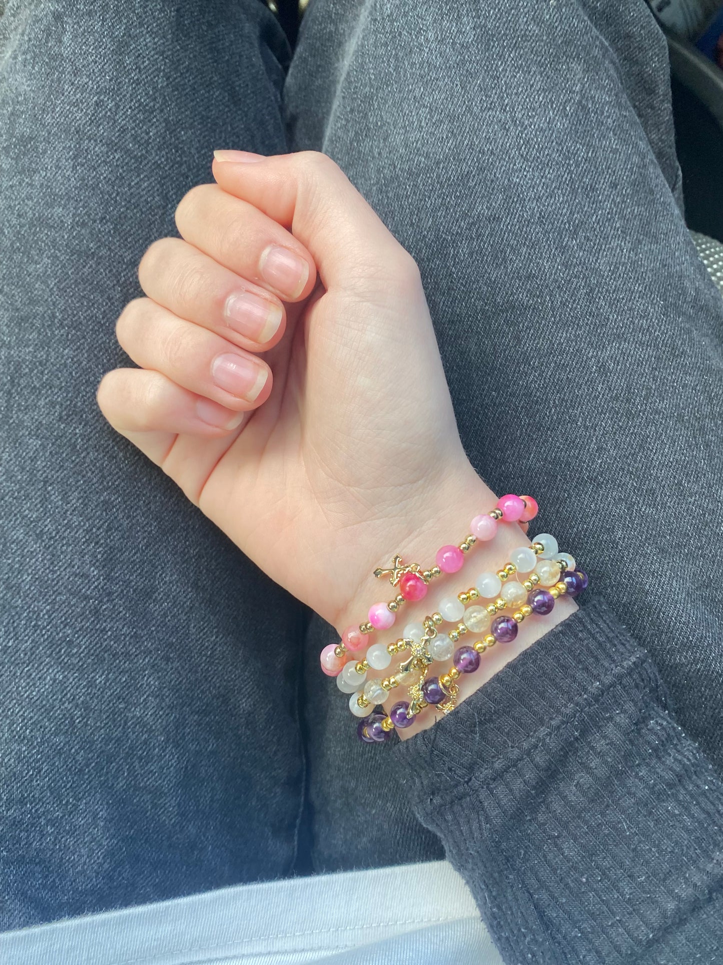 Bracelet Quartz Rose