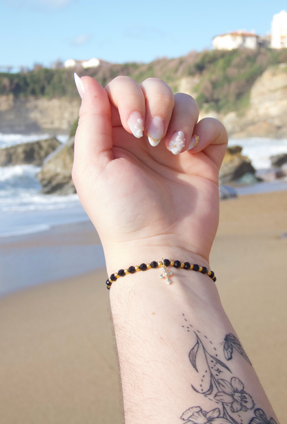 Bracelet Noir Minimaliste