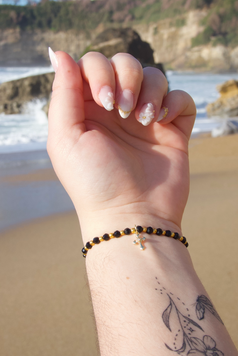 Bracelet Noir Minimaliste