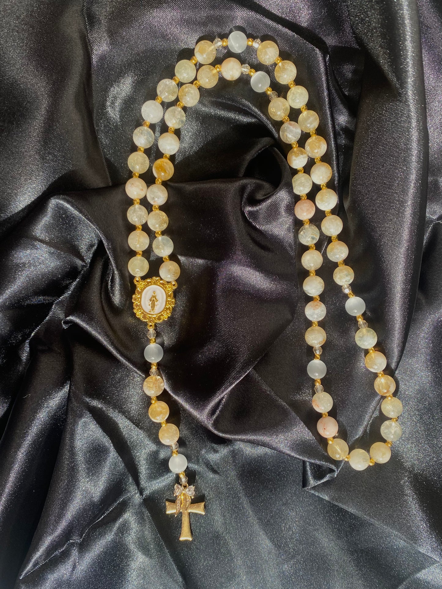 Rosary - Citrine