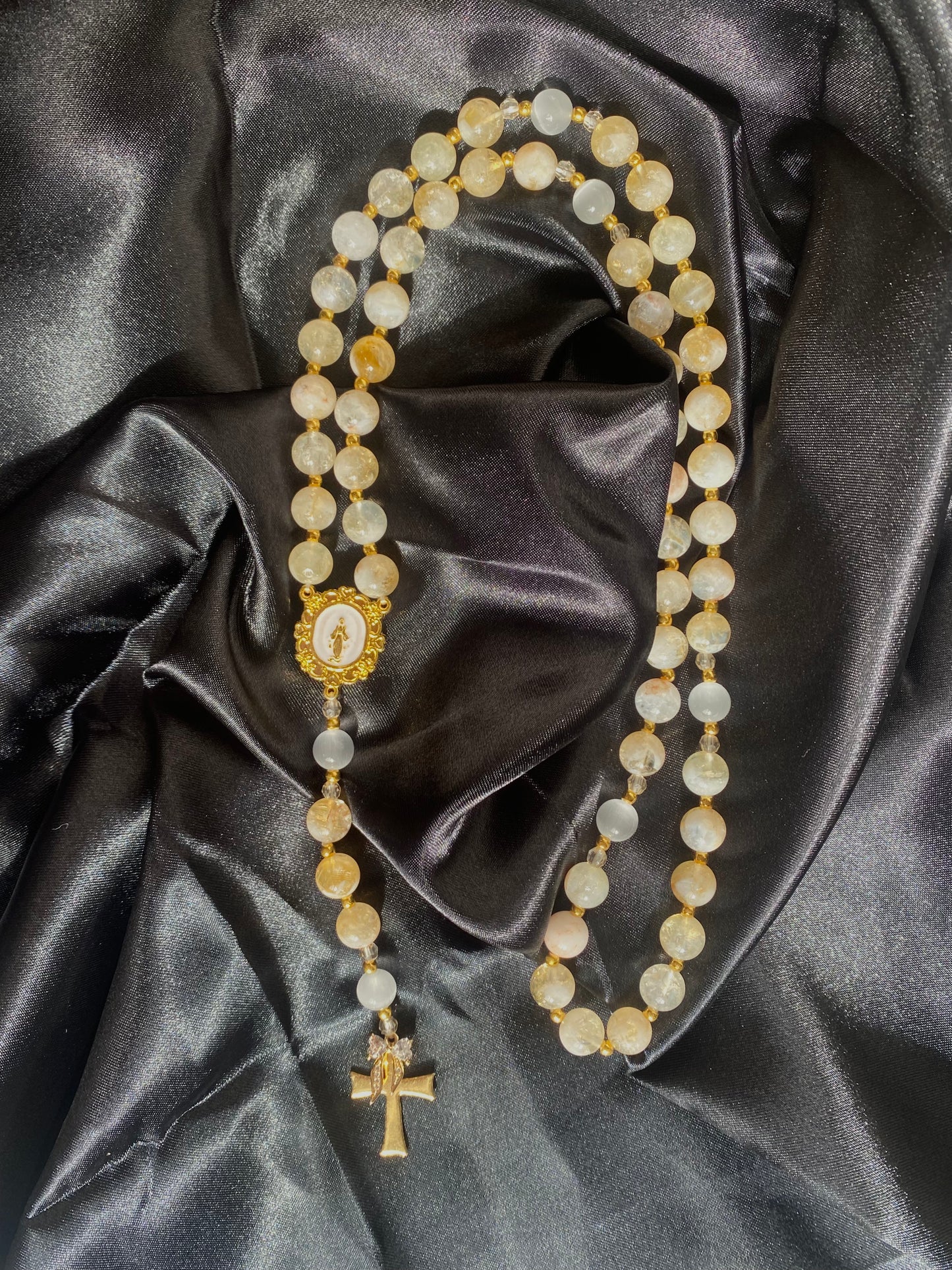 Rosary - Citrine