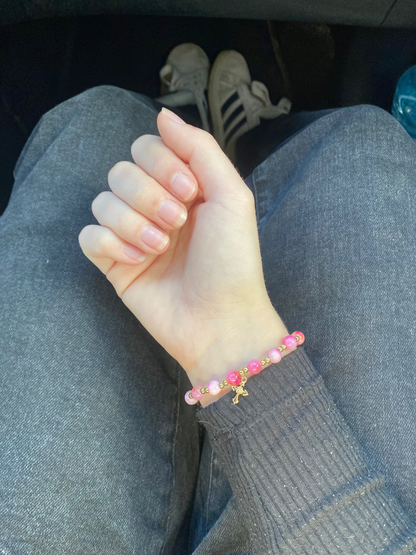 Bracelet Jaspe Persan Rose