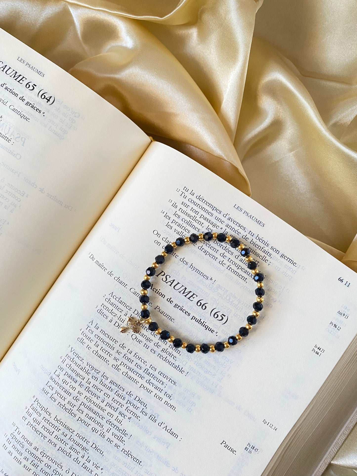 Bracelet Noir Minimaliste