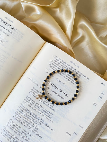 Bracelet Noir Minimaliste