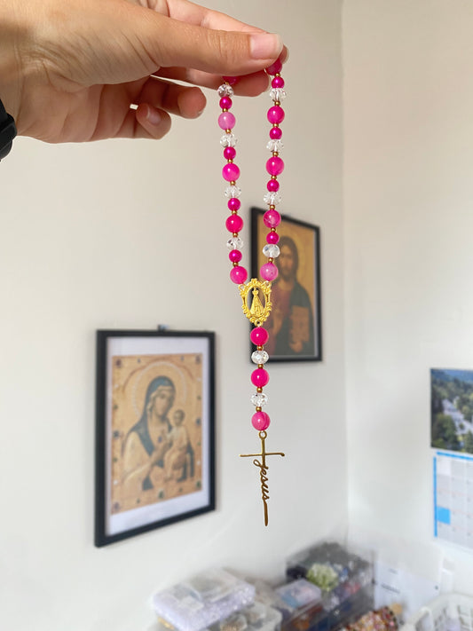 Fuchsia Pink Agate