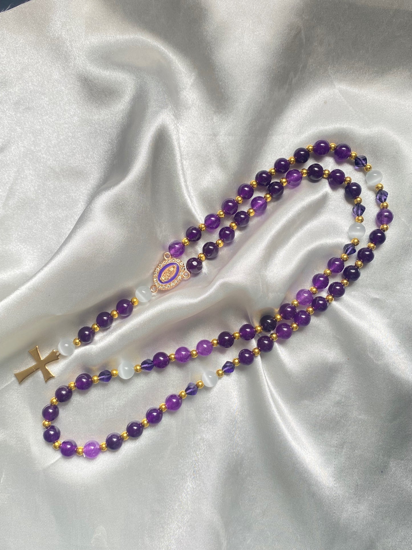 Chapelet d'améthyste