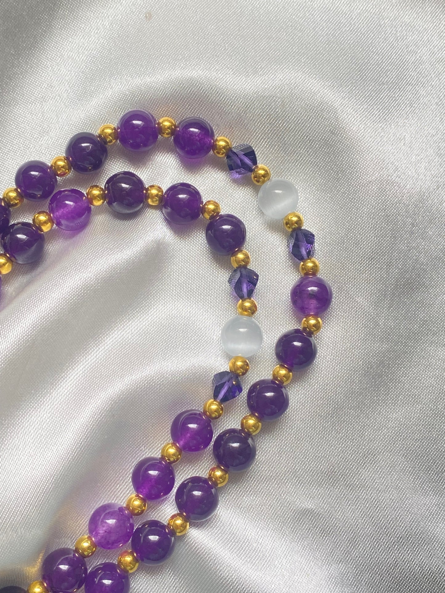 Chapelet d'améthyste