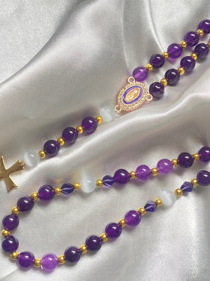 Chapelet d'améthyste